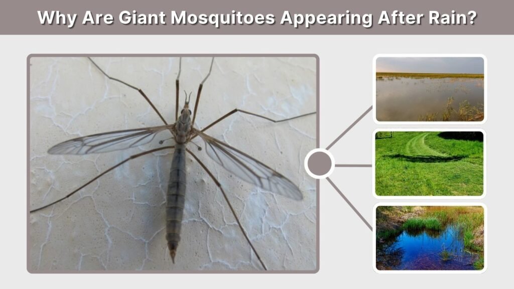 Why Are Giant Mosquitoes Appearing After Rain?
