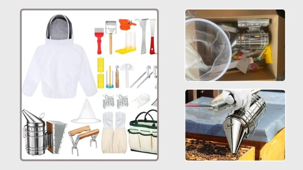 Leriton 30-Piece Beekeeping Supplies Starter Kit
