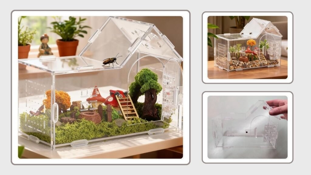 StyEdEk Jumping Spider and Insect Terrarium
