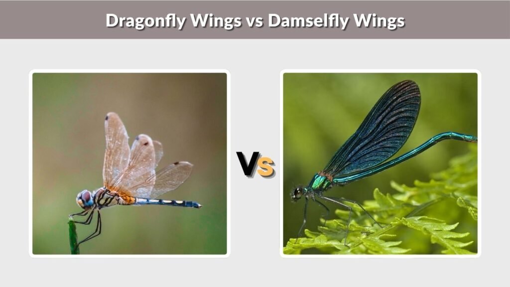 Dragonfly Wings vs Damselfly Wings