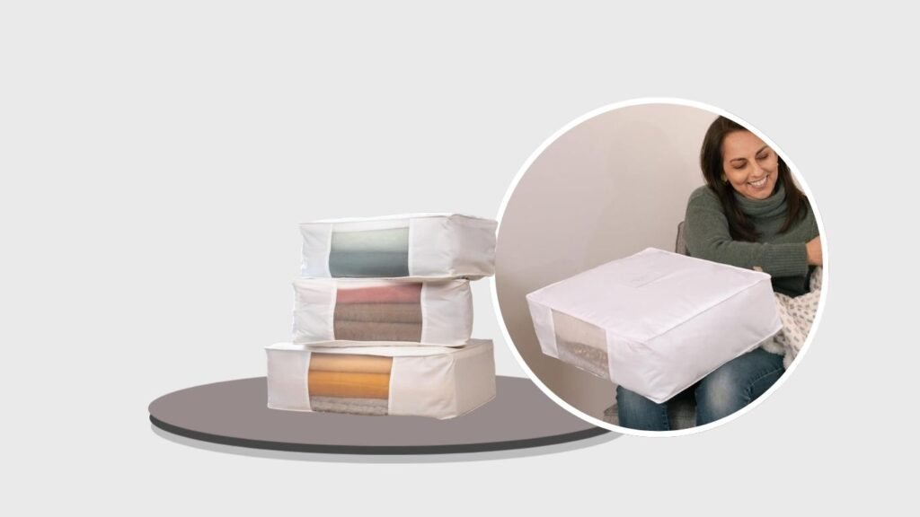 Hayden Hill Organic Cotton Sweater & Blanket Storage Bag