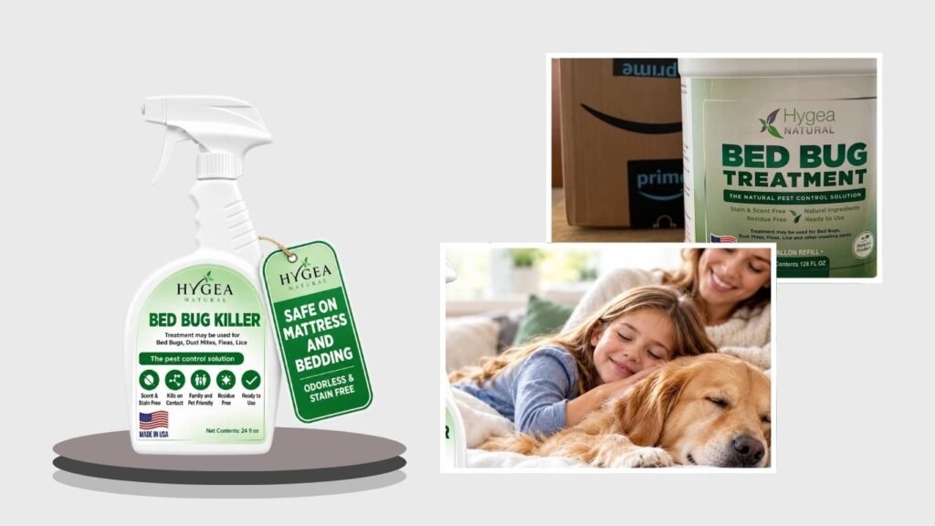 Hygea Natural Bed Bug Exterminator Spray – 24 oz
