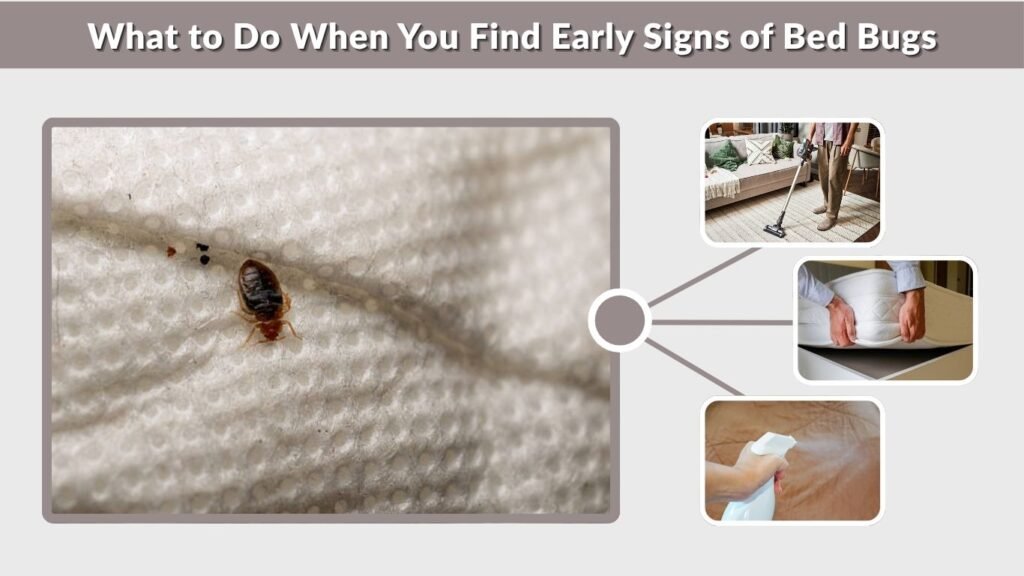 What to Do When You Find Early Signs of Bed Bugs
