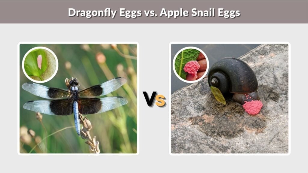 Dragonfly Eggs vs. Apple Snail Eggs