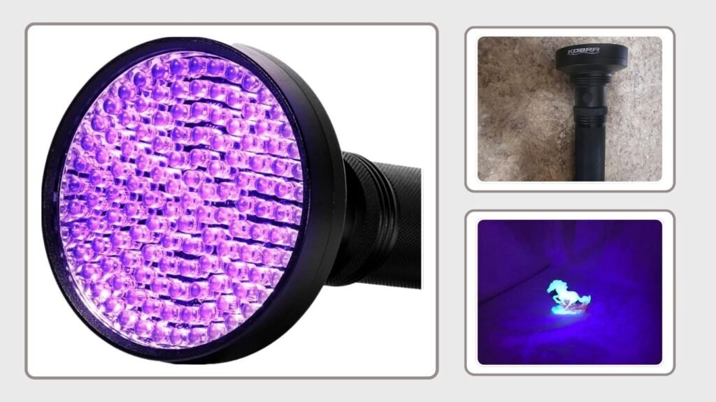 Kobra 128-LED UV Blacklight Inspection Flashlight