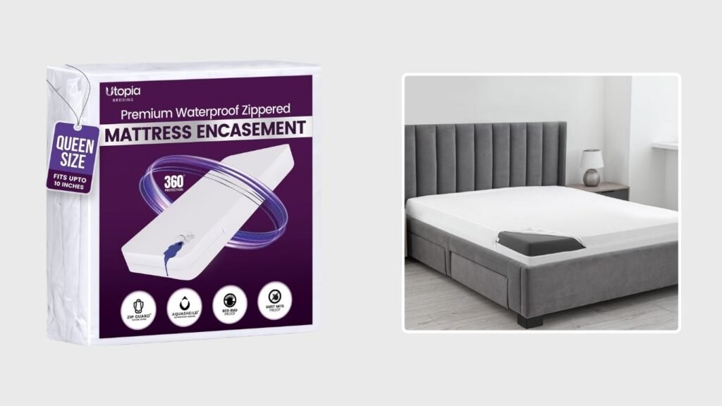 Waterproof Zippered Mattress Protector Encasement