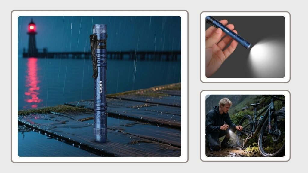 Lepro Lightweight Waterproof Inspection Flashlight