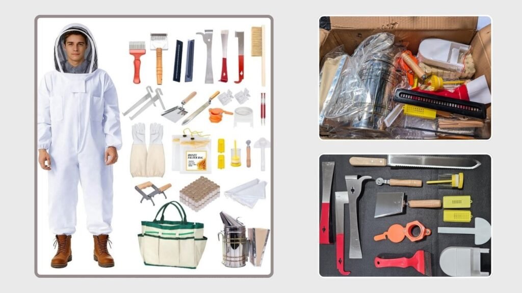 POLLIBEE Complete Beekeeping Supplies Starter Kit