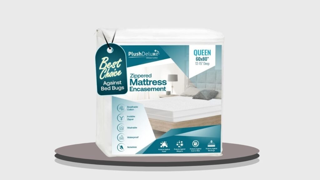 Waterproof Hypoallergenic Zippered Mattress Encasement Protector