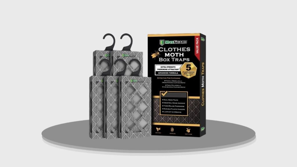 MaxGuard Clothes Moth Traps – 5 Pack