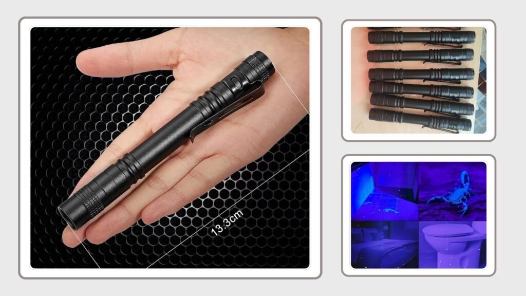 UV Blacklight Inspection Flashlight & Detector