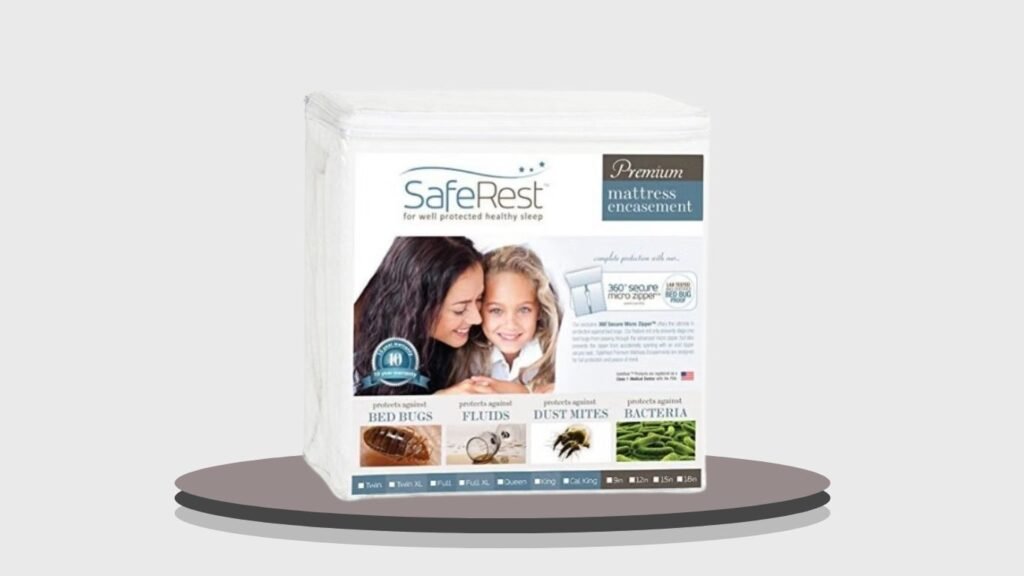 SafeRest Premium Zippered Mattress Encasement