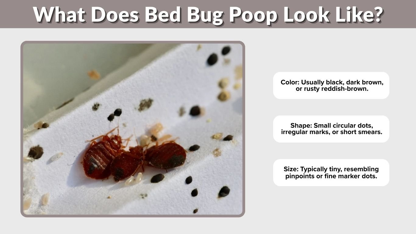 What Does Bed Bug Poop Look Like? Signs, Color & Identification