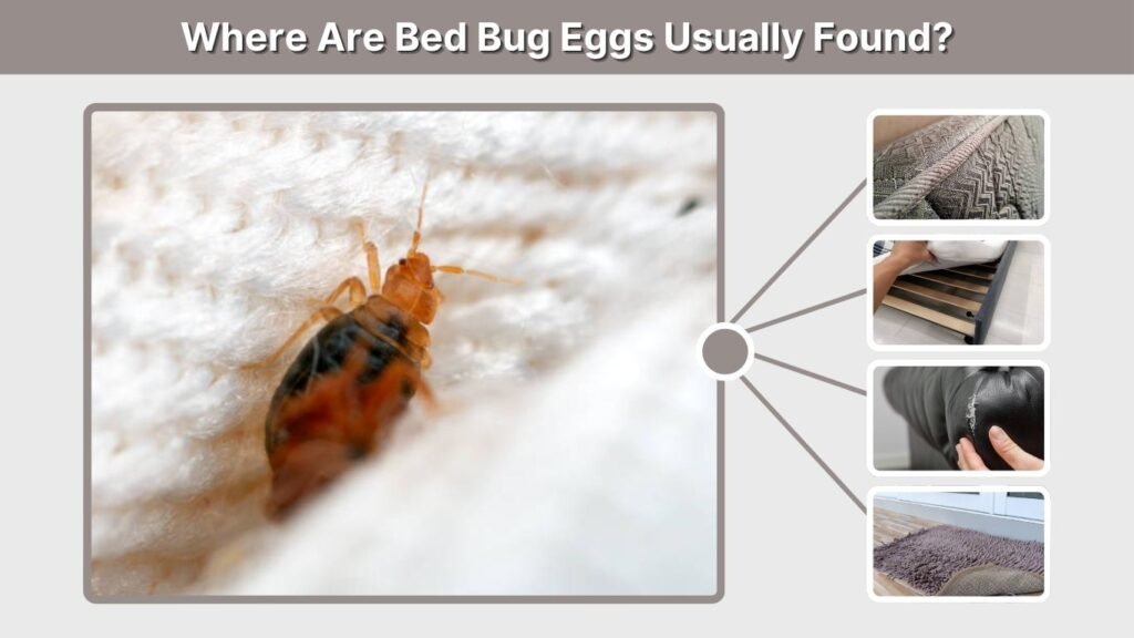 Where Are Bed Bug Eggs Usually Found?