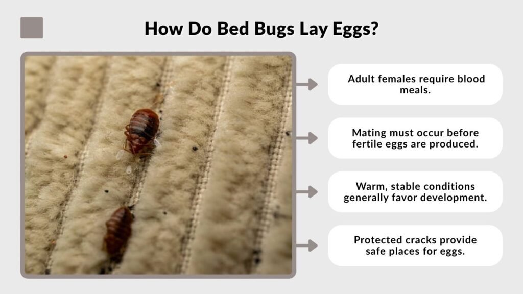 How Do Bed Bugs Lay Eggs?