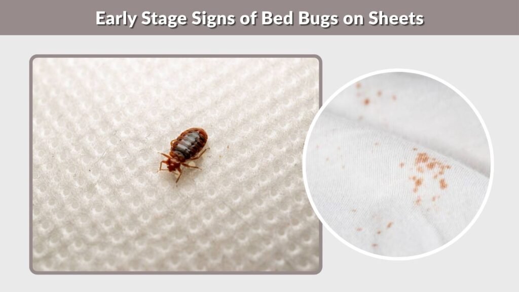 Early Stage Signs of Bed Bugs on Sheets