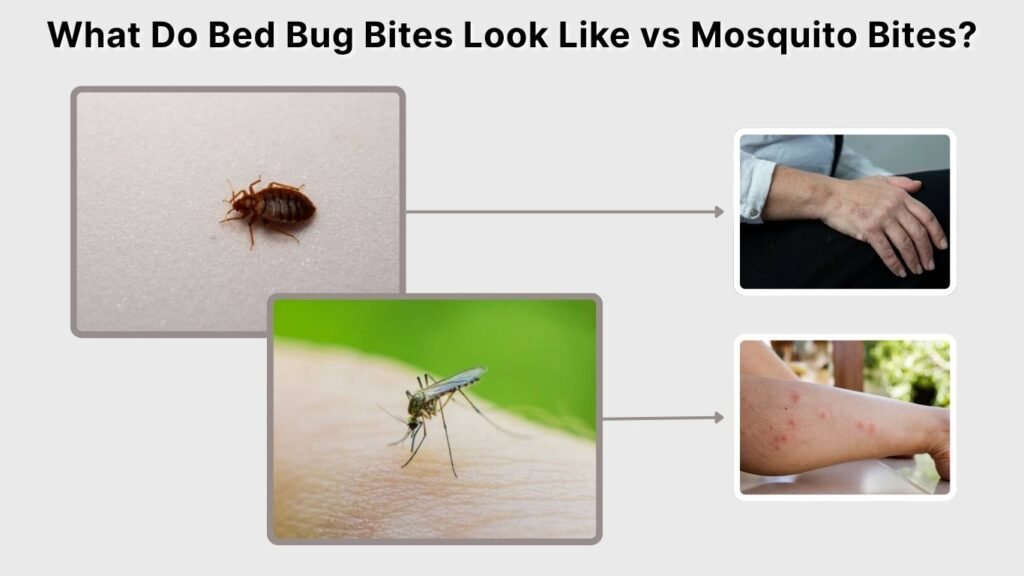 What Do Bed Bug Bites Look Like vs Mosquito Bites?