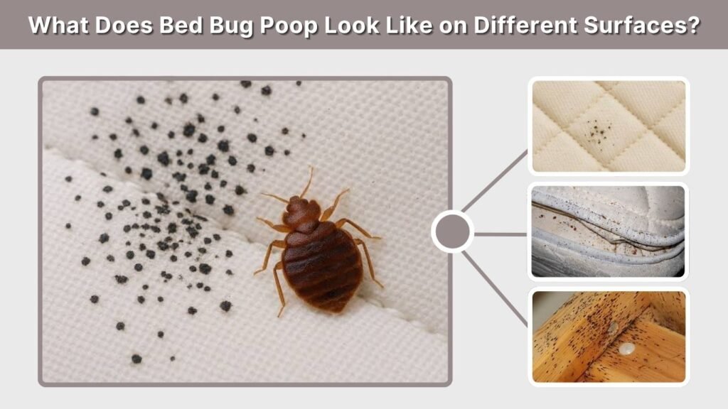 What Does Bed Bug Poop Look Like on Different Surfaces?