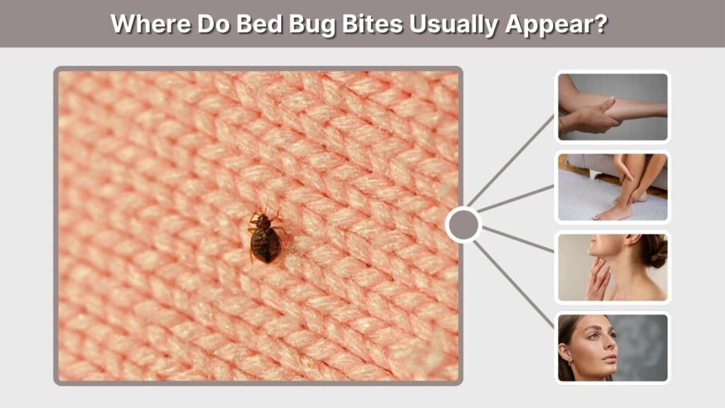 Where Do Bed Bug Bites Usually Appear?