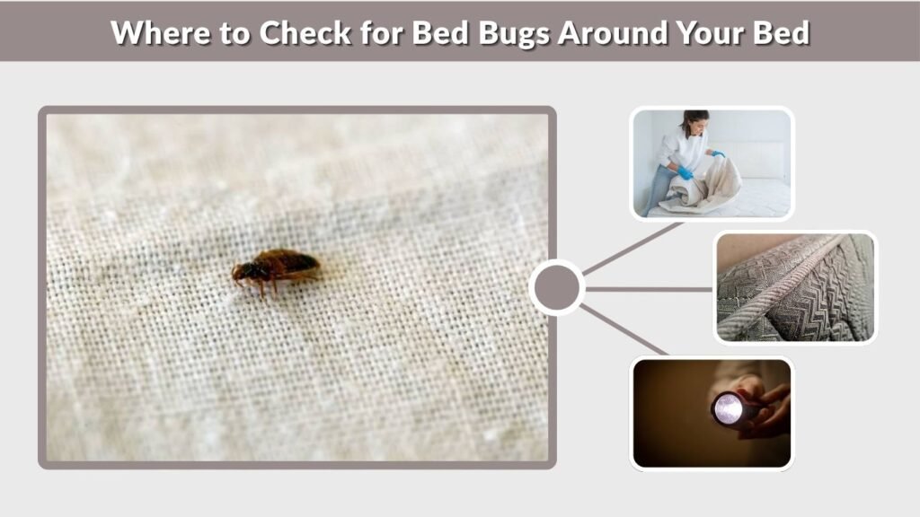 Where to Check for Bed Bugs Around Your Bed