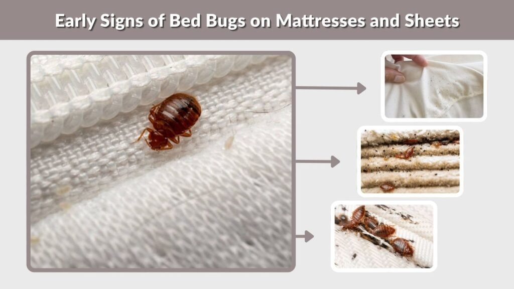 Early Signs of Bed Bugs on Mattresses and Sheets