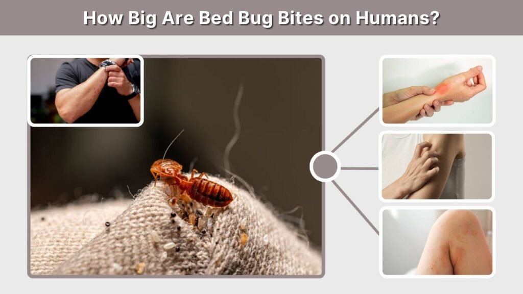 How Big Are Bed Bug Bites on Humans?