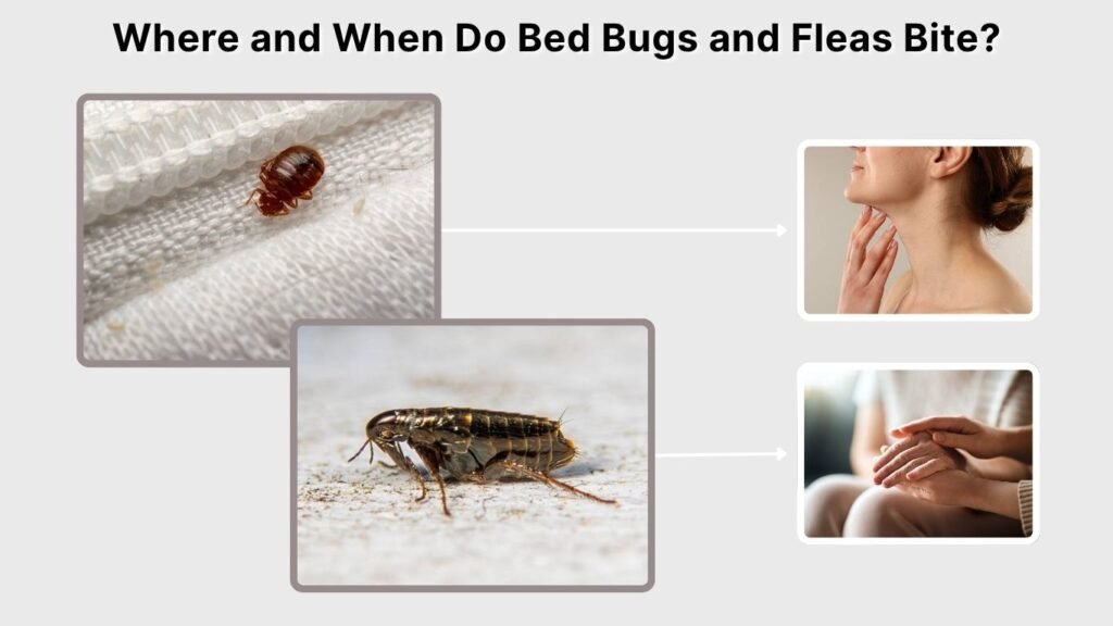 Where and When Do Bed Bugs and Fleas Bite?
