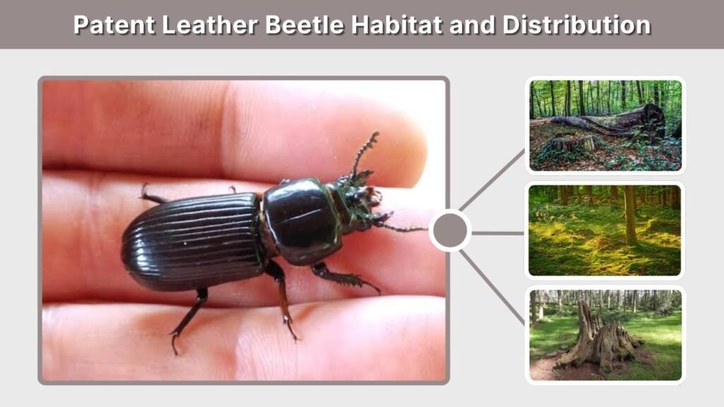 Patent Leather Beetle Habitat and Distribution