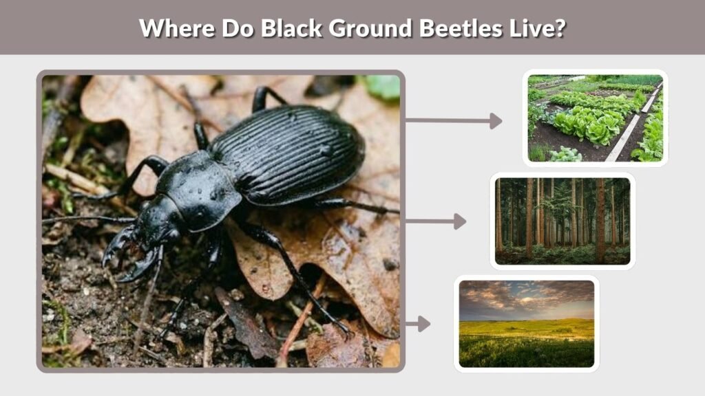 Where Do Black Ground Beetles Live?