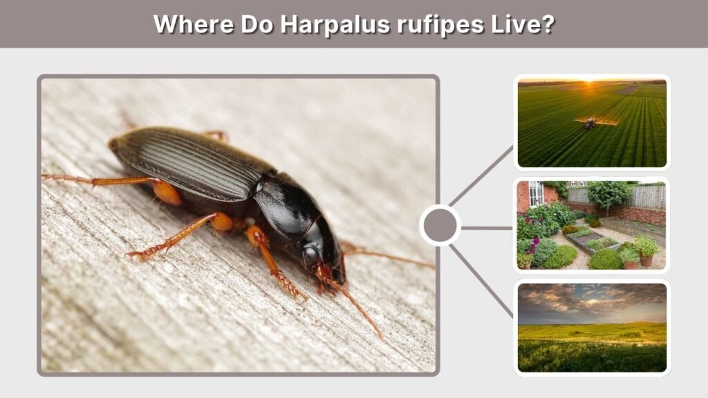 Where Do Harpalus rufipes Live?