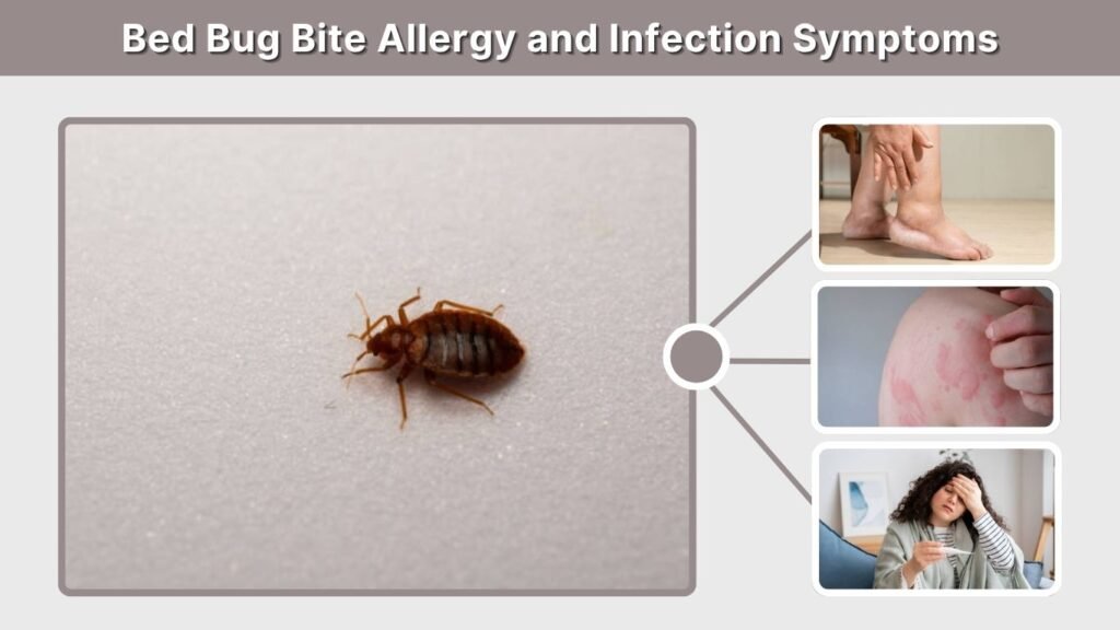 Bed Bug Bite Allergy and Infection Symptoms
