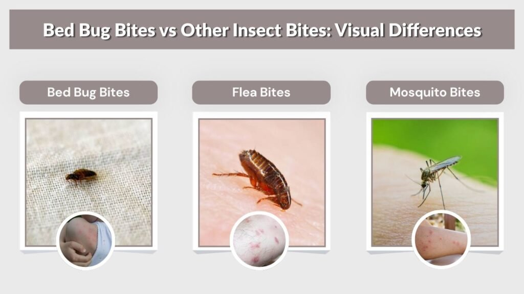 Bed Bug Bites vs Other Insect Bites: Visual Differences