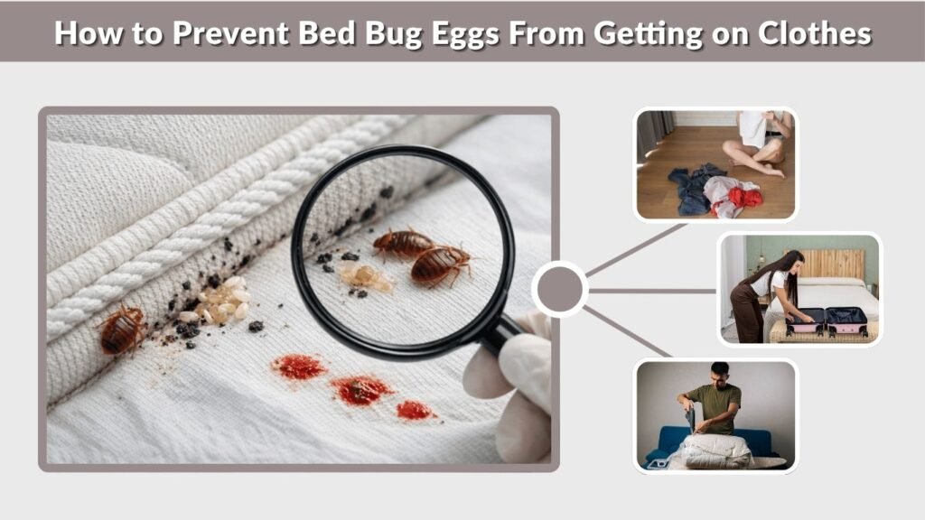 How to Prevent Bed Bug Eggs From Getting on Clothes