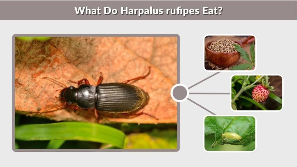 What Do Harpalus rufipes Eat?